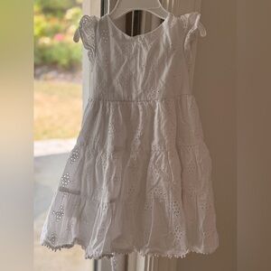 Rare Editions Eyelet Kids Dress in 12m